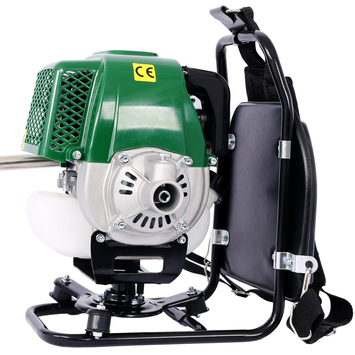 31CC Gas Powered Weed Eater, Sesslife 4 in 1 Grass Trimmer with Gas Pole Saw, Hedge Trimmer, Grass Trimmer, Brush Cutter, 2-Cycle Full Crankshaft Grass Edger Lawn Mower for Yard Garden, Green