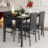 Sesslife Wooden Dining Table Set for 4, Modern Kitchen Table Set with 4 Chairs for Small Space, Beige Table and Chairs Set for Home Pub Bistro