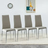 Dining Chairs Set of 4, Dining Room Chairs, Dining Side Chairs for Home Kitchen Living Room, Orange