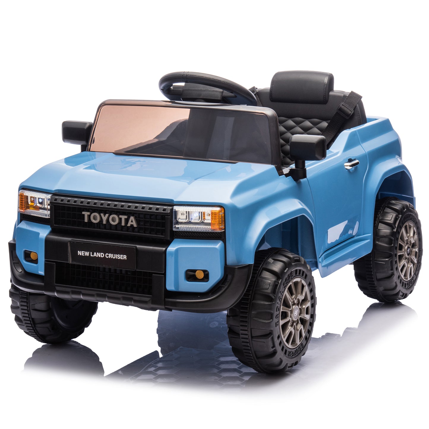 12V Licensed Toyota LC250 Kids Ride-On Car with Parent Remote Control, 4-Wheel Suspension, Bluetooth Music & LED Lights for Ages 2-4