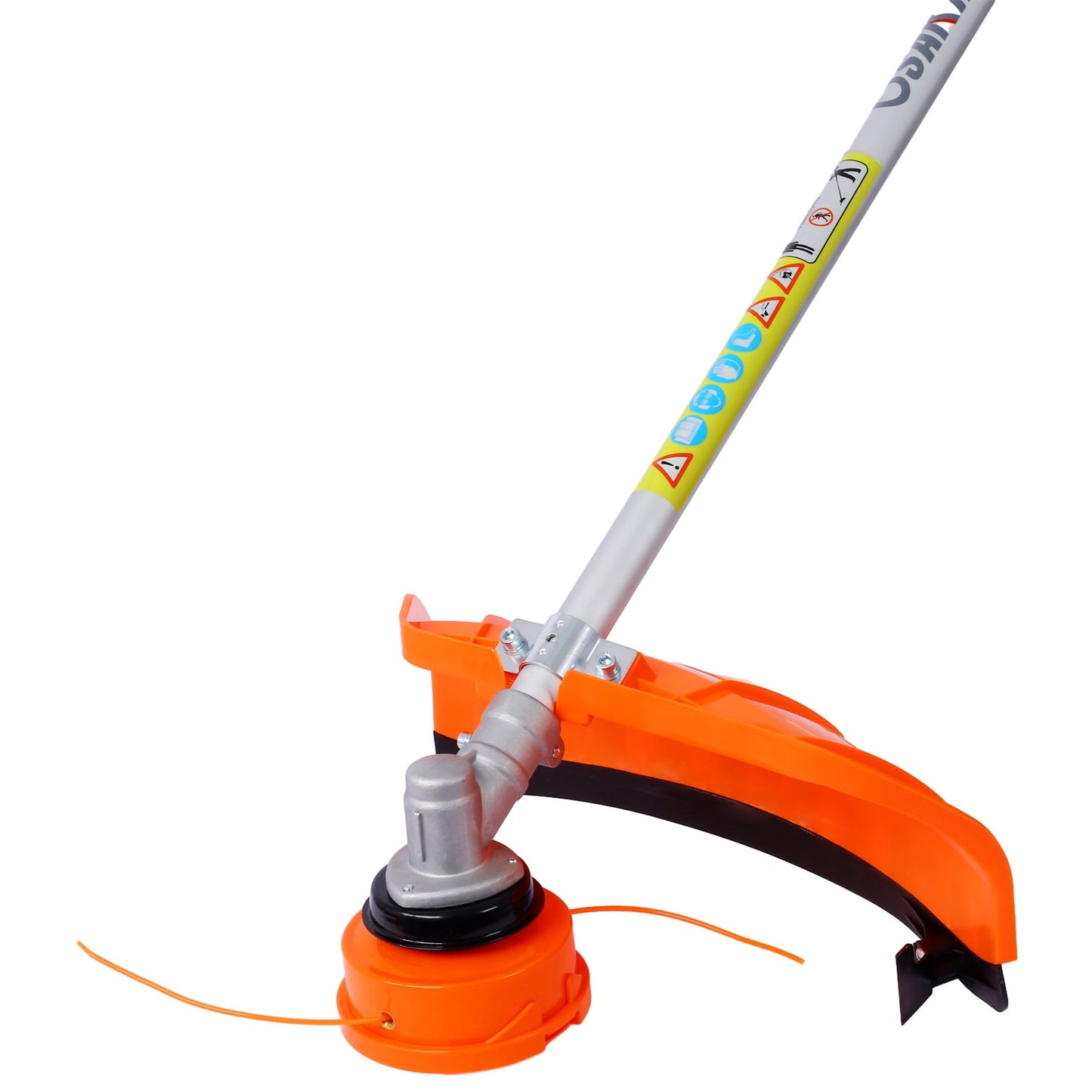 SESSLIFE Weed Wacker Gas Powered, 52CC 2-Cycle Weed Trimmer Lawn Edger with Straight Shaft and 2 Head, Grass String Trimmer Edgers in Lawn and Garden