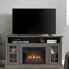 SESSLIFE Modern TV Stand for 65 Inch TV, TV Console with Electric Fireplace, Console Entertainment Center Television Table for Living Room or Bedroom, Brown