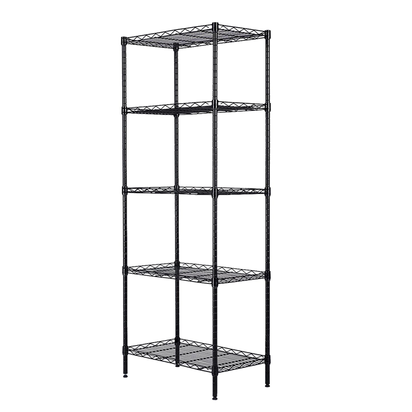 SESSLIFE 5-Tier Shelving Unit Shelf, Metal Large Storage Shelves, Heavy Duty Height Adjustable Commercial Grade Steel Utility, 5 Layer Shelf Rack Organizer, 551 LBS Capacity