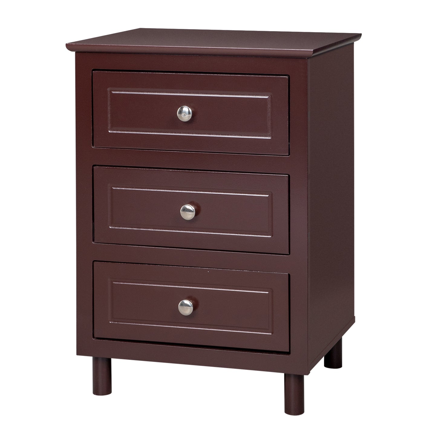 Sesslife Night Stand, Small Side Table with Drawers, White End Table with Storage, End Tables for Living Room with Storage, Wood Side Tables, Living Room Table, Bedside Table