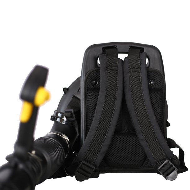 SESSLIFE New Gas Leaf Blower, 52CC 2 Stroke Backpack Blower with Extension Tube, Adjustable Strap, Comfortable Handle, 530CFM Commercial Blower for Blowing Leaves/Snow Debris/Dust