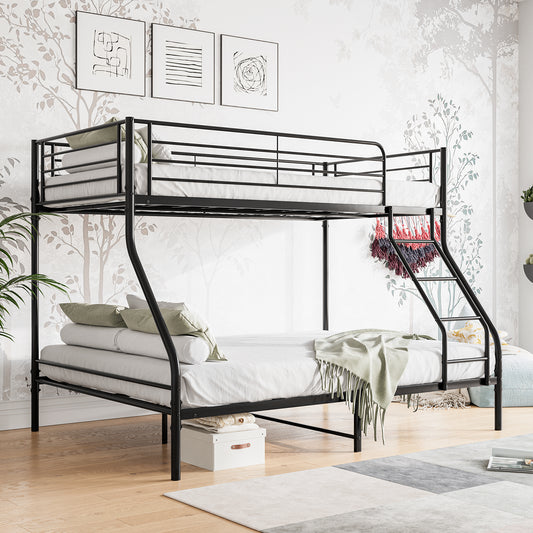 SESSLIFE Twin Over Full Metal Bunk Bed