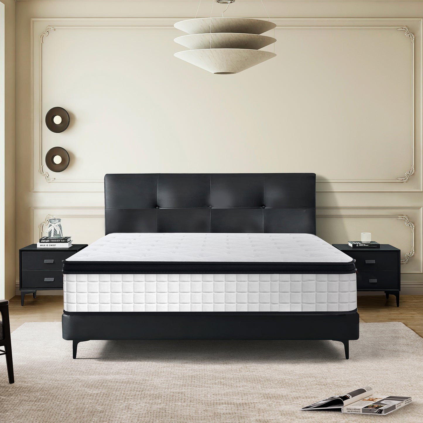 8" Memory Foam Mattress, Cooling Gel Green Tea Memory Foam Mattress for Sleep Support, Back Pain Relief, Twin Mattress in a Box, Medium Firm, CertiPUR-US Certified, Twin