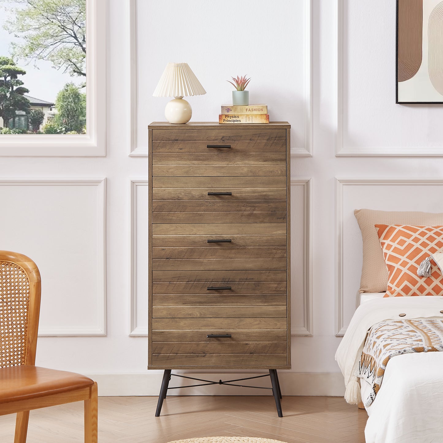 PORKISS 6 Drawer Dresser, LJC