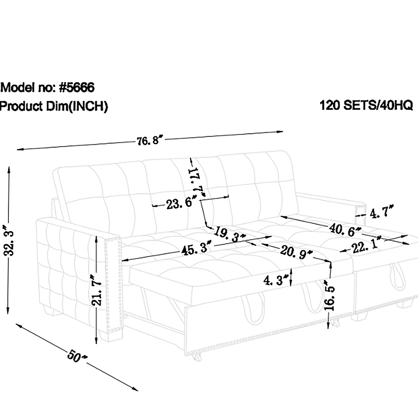 Sofa Bed, Sectional Couch with Modern Skin-Feeling Velvet Fabric Reversible Sleeper Sofa Beds, L-shape 2 Seat Sectional Chaise with Storage, Couches for Living Room Furniture, Light Grey