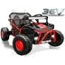 36V 2 Seater Ride On UTV for Kids Ages 6+, Dual 250W Motors, Steel Frame, 8.7 MPH, Bluetooth Music, Dual Rear Suspension, 3 Point Seatbelts, Electric Off Road Car for Big Boys & Girls, Green