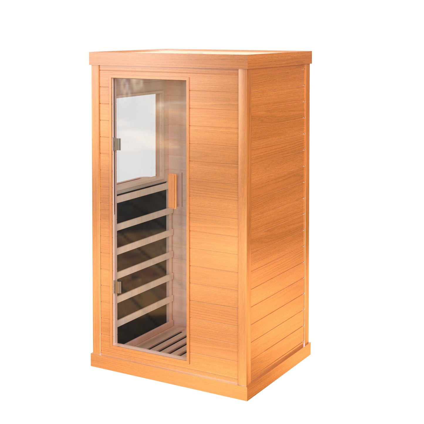 SESSLIFE Infrared Sauna for Home, Steam Sauna, 120V/900W Indoor Wooden Sauna Room with Adjustable Temperature, Timer, Bluetooth Music Connection, Foot Care, Light Setting for Spa, Gym