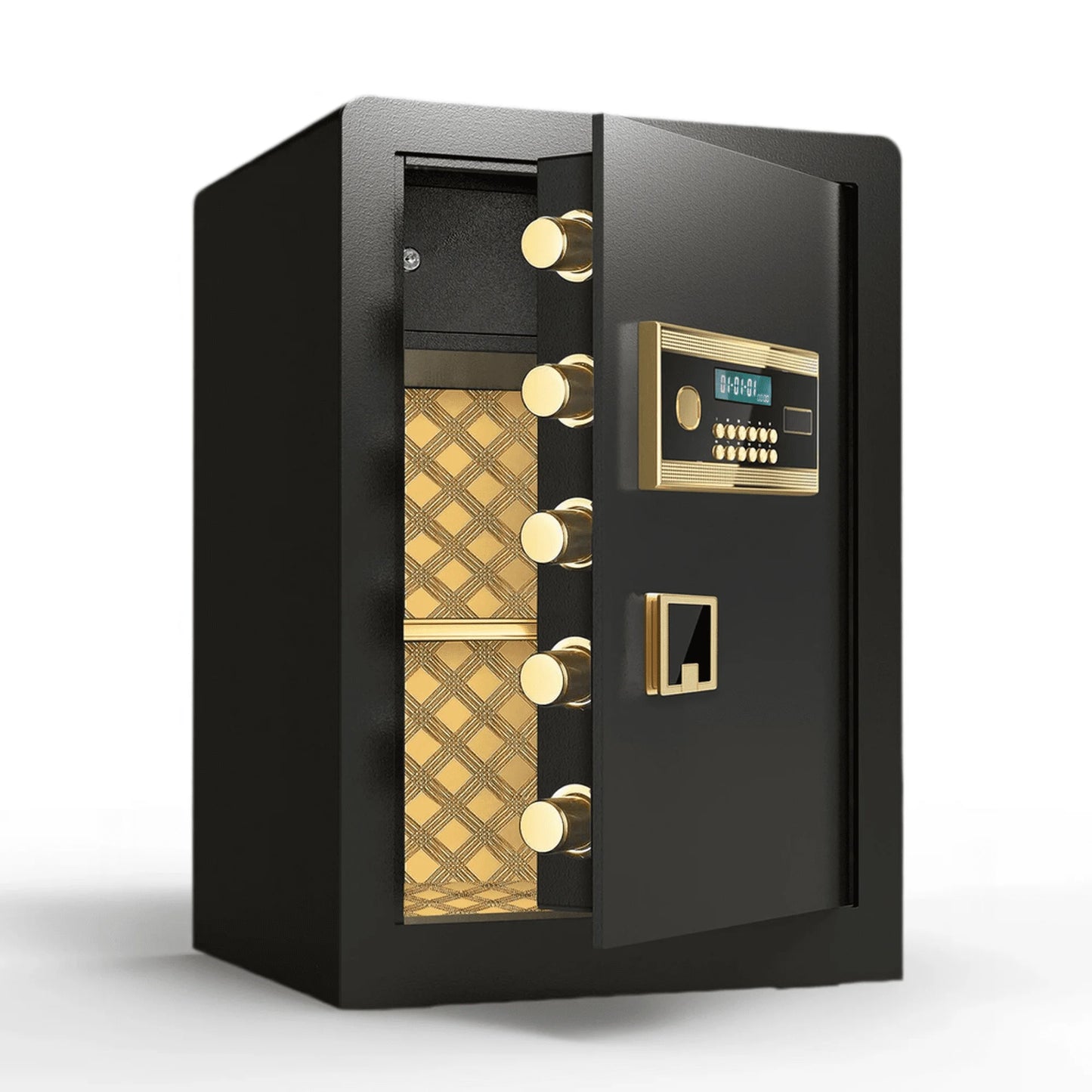 Security Safe, SESSLIFE Deluxe Digital Safe & Safes, Wall & Floor Safes for Protecting Cash, Weapons, Jewelry, Documents, 2.04 Cubic Feet, TE2346