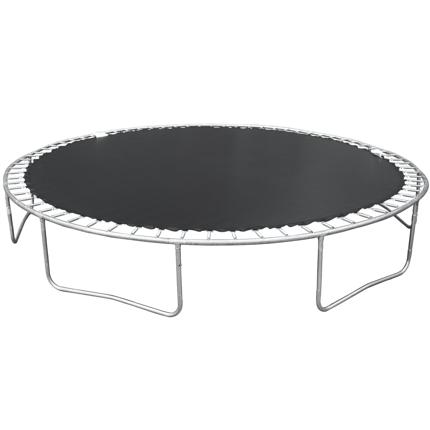 14FT Trampoline with Enclosure, Upgraded Kids Trampoline with Basketball Hoop and Non-slip Ladder