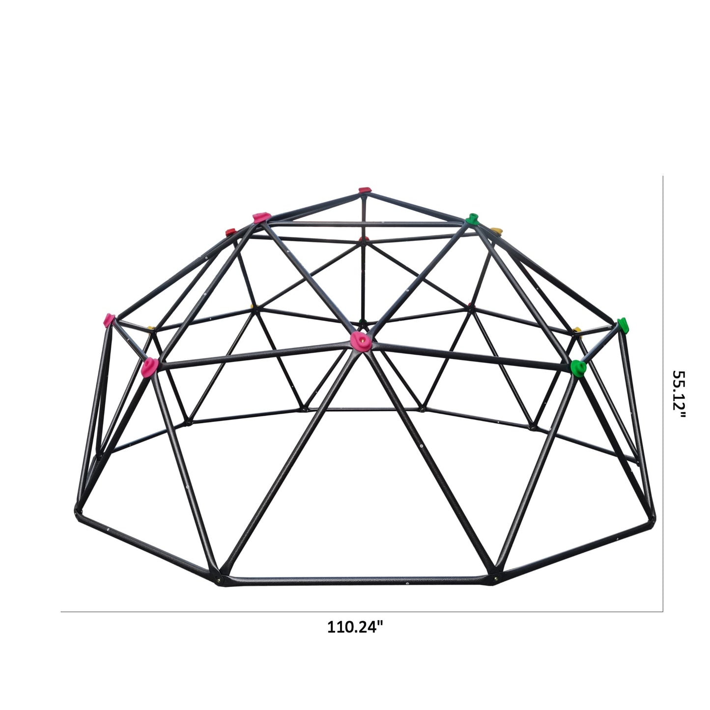 Jungle Gym Dome, 9ft Outdoor Geodesic Dome Climber for Kids