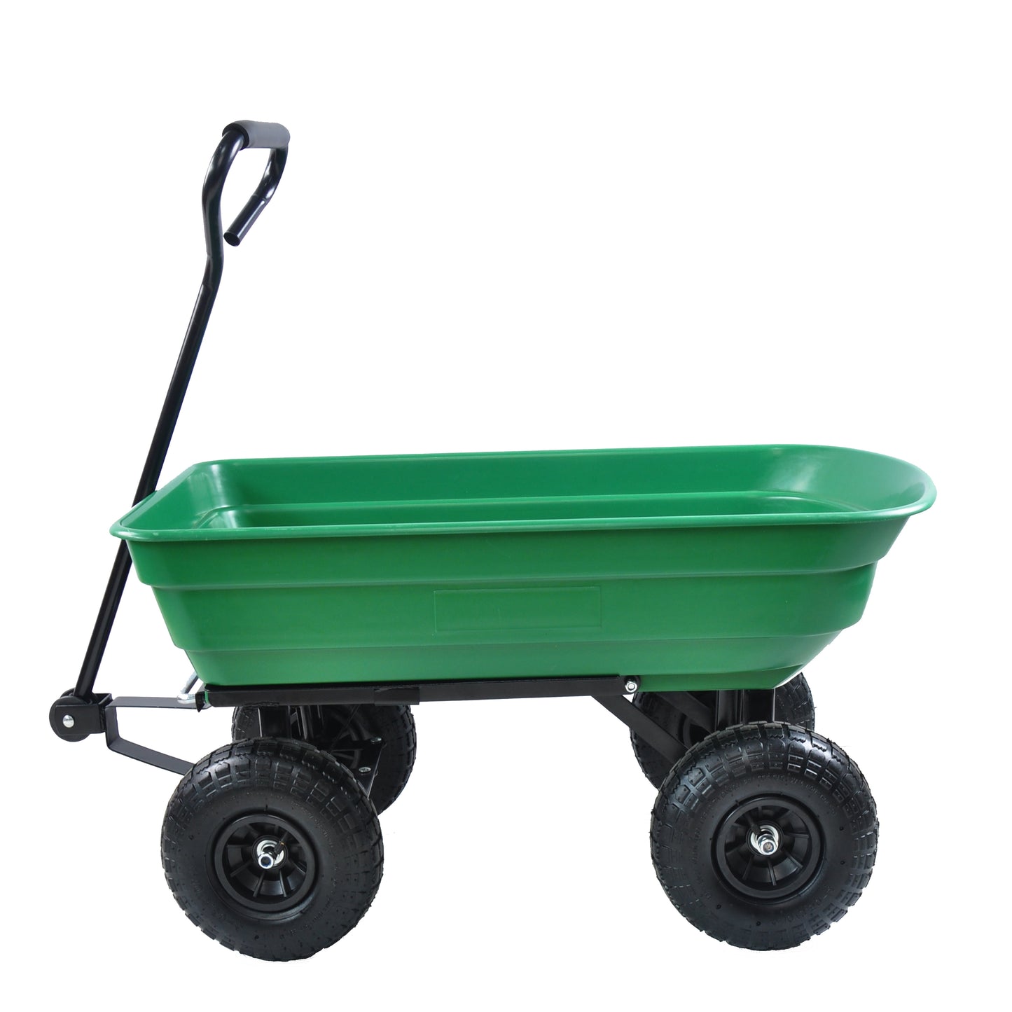 Outdoor Wagon Cart, Garden Wagon/Yard Cart with Wheels and Pneumatic Tires, Beach Garden Cart, Portable Grocery Cart