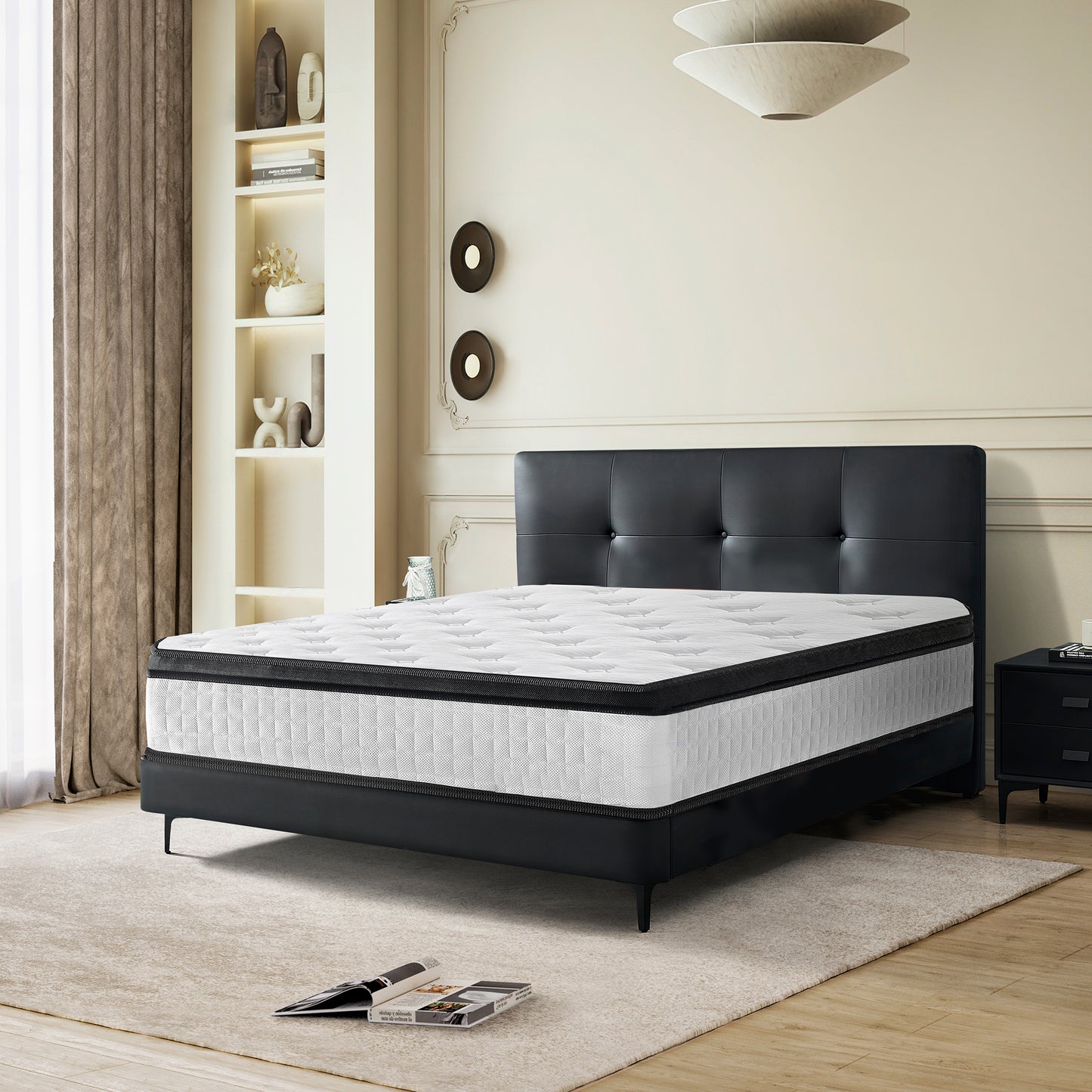 8" Memory Foam Mattress, Cooling Gel Green Tea Memory Foam Mattress for Sleep Support, Back Pain Relief, Twin Mattress in a Box, Medium Firm, CertiPUR-US Certified, Twin