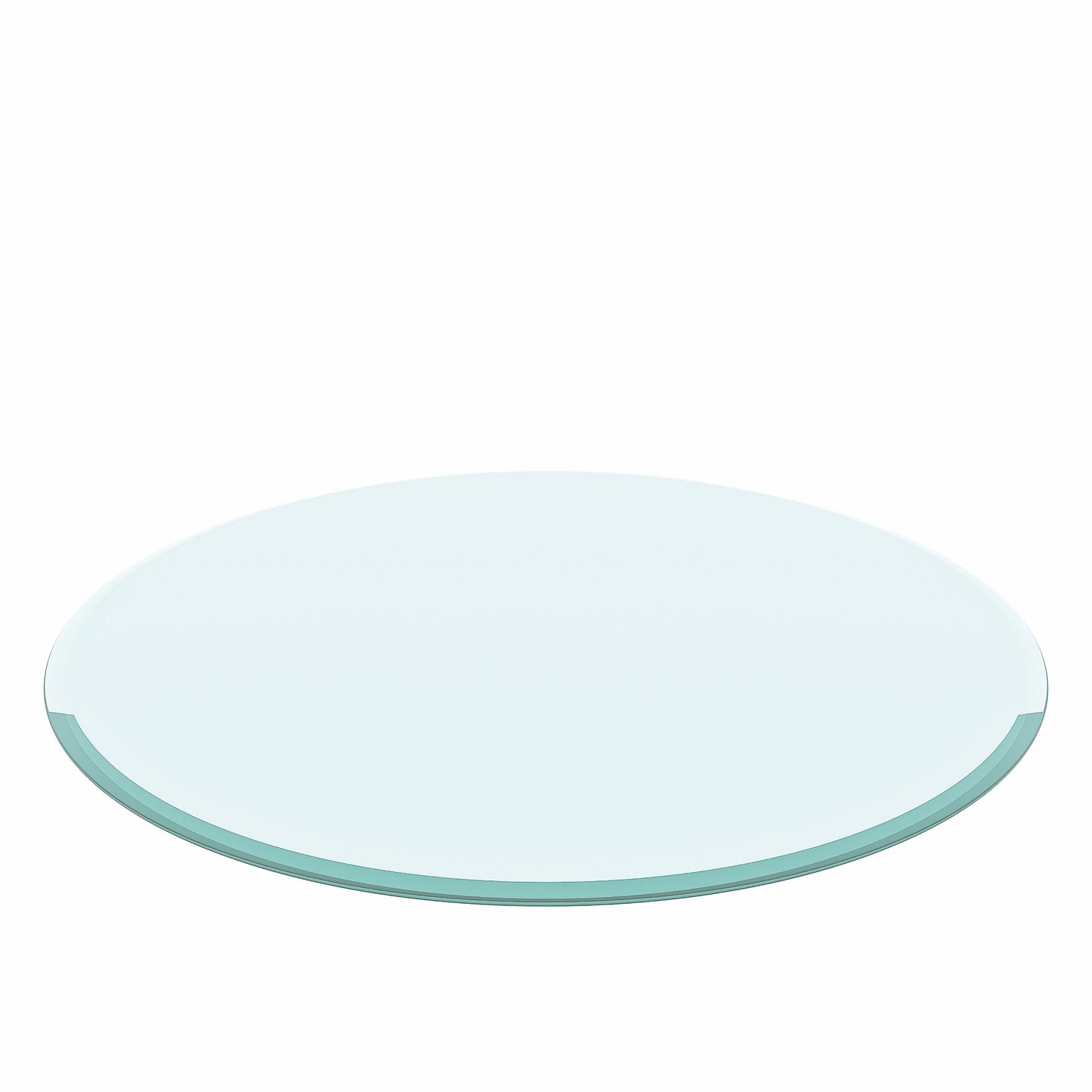 SESSLIFE 36 Inch Round Tempered Glass Table Top, 1/4" Thick Clear Safety Glass with Polished Edge for Dining Table, Patio, Coffee Table, Indoor Outdoor Use, Replacement Glass Top