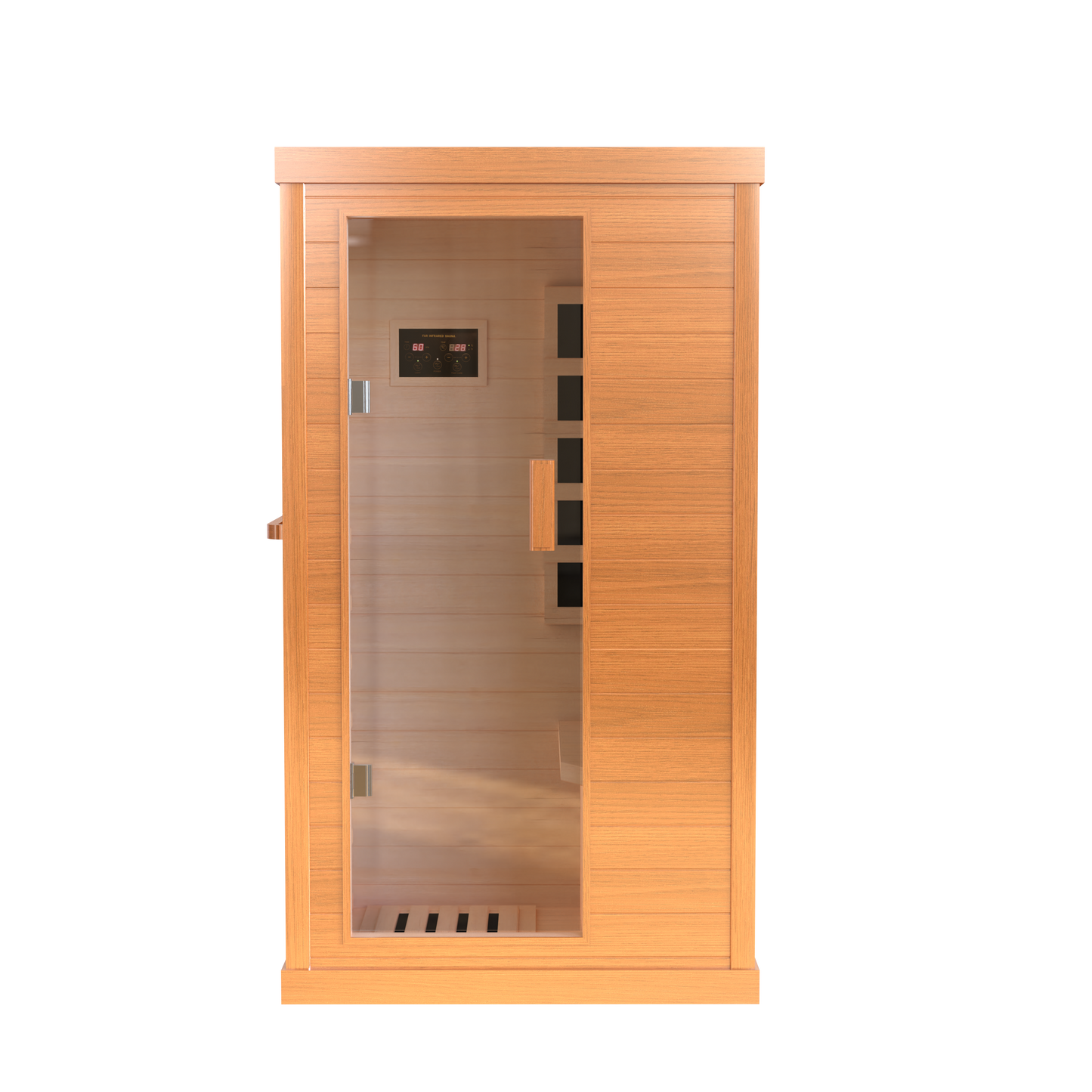 SESSLIFE Infrared Sauna for Home, Steam Sauna, 120V/900W Indoor Wooden Sauna Room with Adjustable Temperature, Timer, Bluetooth Music Connection, Foot Care, Light Setting for Spa, Gym