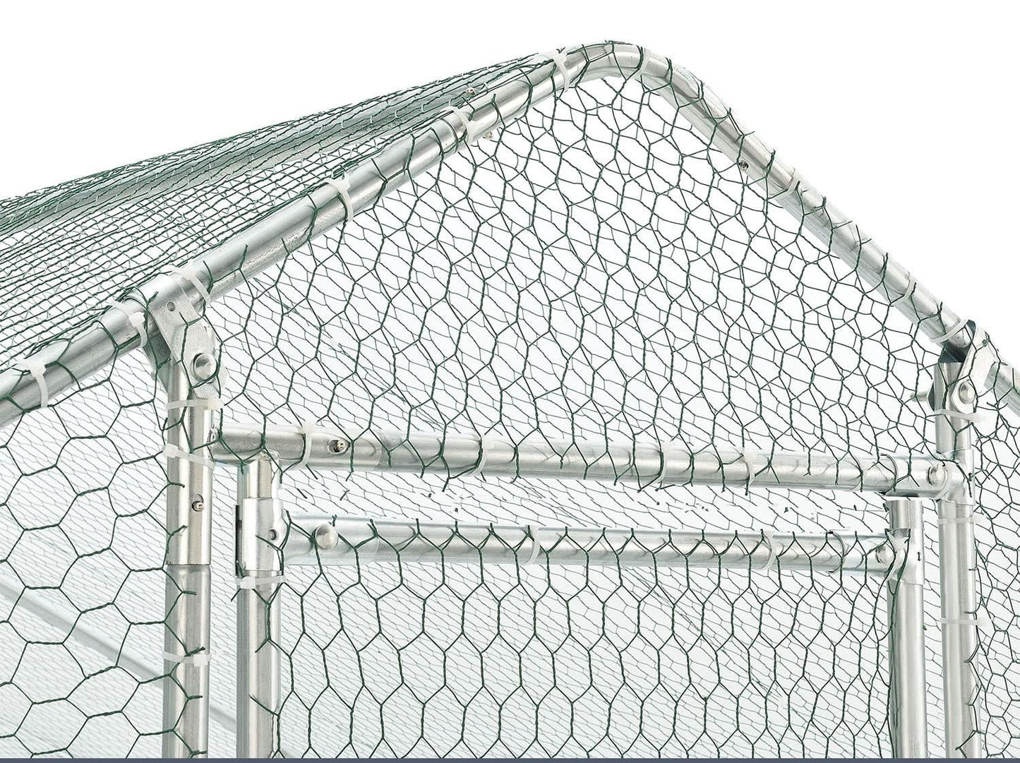 Outdoor Chicken Cages and Pens 10 X 13 ft, Large Metal Chicken Coop for 6-8 Chickens