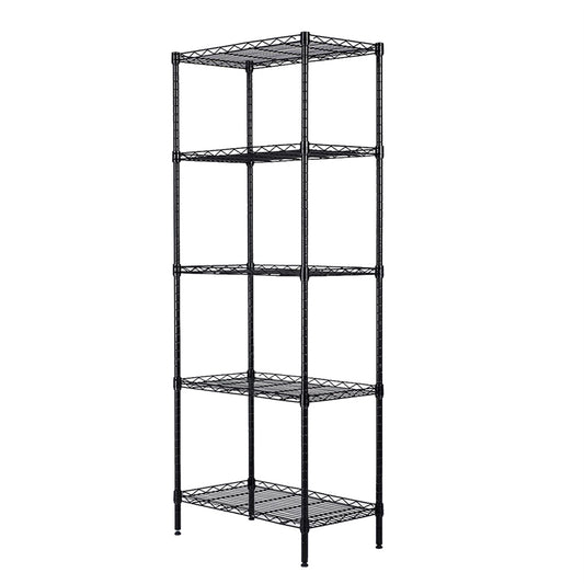 SESSLIFE 5-Tier Shelving Unit Shelf, Metal Large Storage Shelves, Heavy Duty Height Adjustable Commercial Grade Steel Utility, 5 Layer Shelf Rack Organizer, 551 LBS Capacity