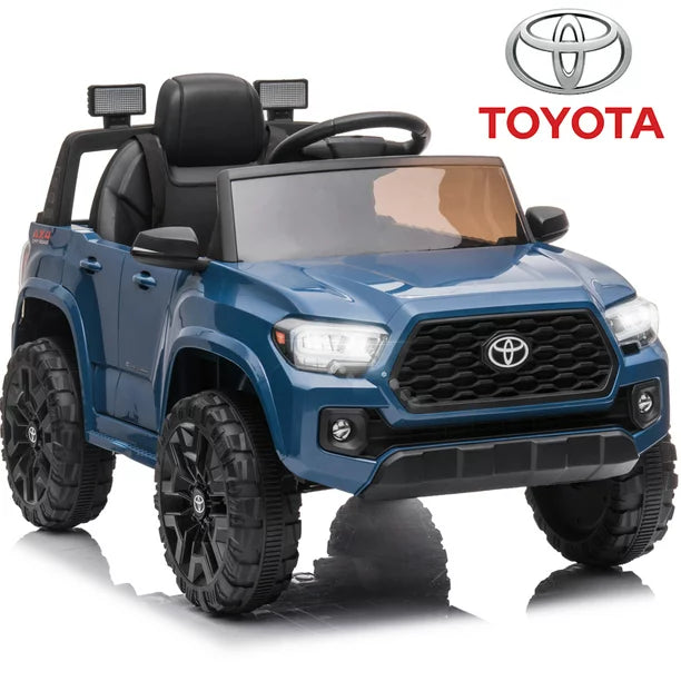 Toyota Battery-Powered Car Toy for Boys, SESSLIFE Kids Ride on Car with Remote Control, 12V Ride on Toy Car w/Music Player, LED Lights, Electric Vehicles for 2-4 Yrs. Old Christmas Gift, Gray, X1729