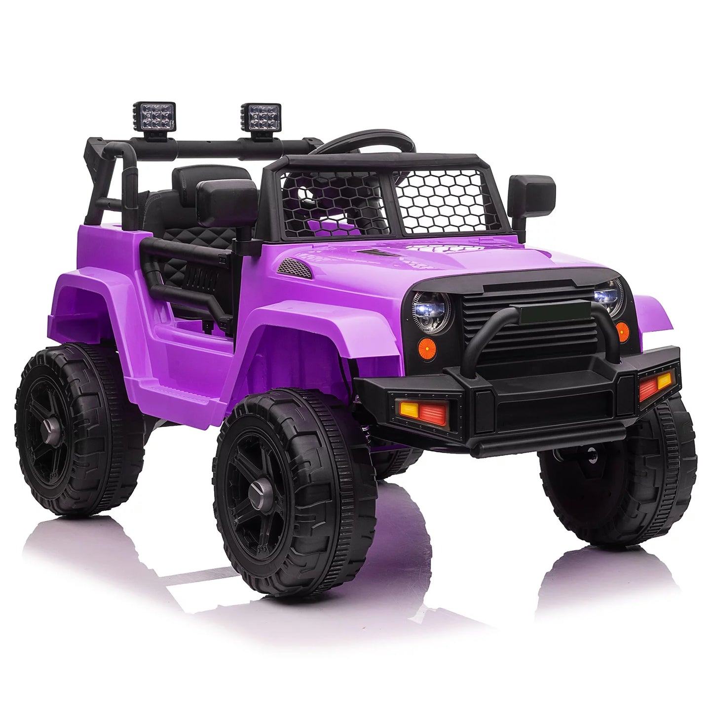 12V Powered Ride on Car for Kids, Sesslife Electric Ride on Toys with Remote Control, 3 Speeds, Horn, LED Lights, Kids Ride on Truck for Girl 2-4 Years Old Birthday Gift, Pink