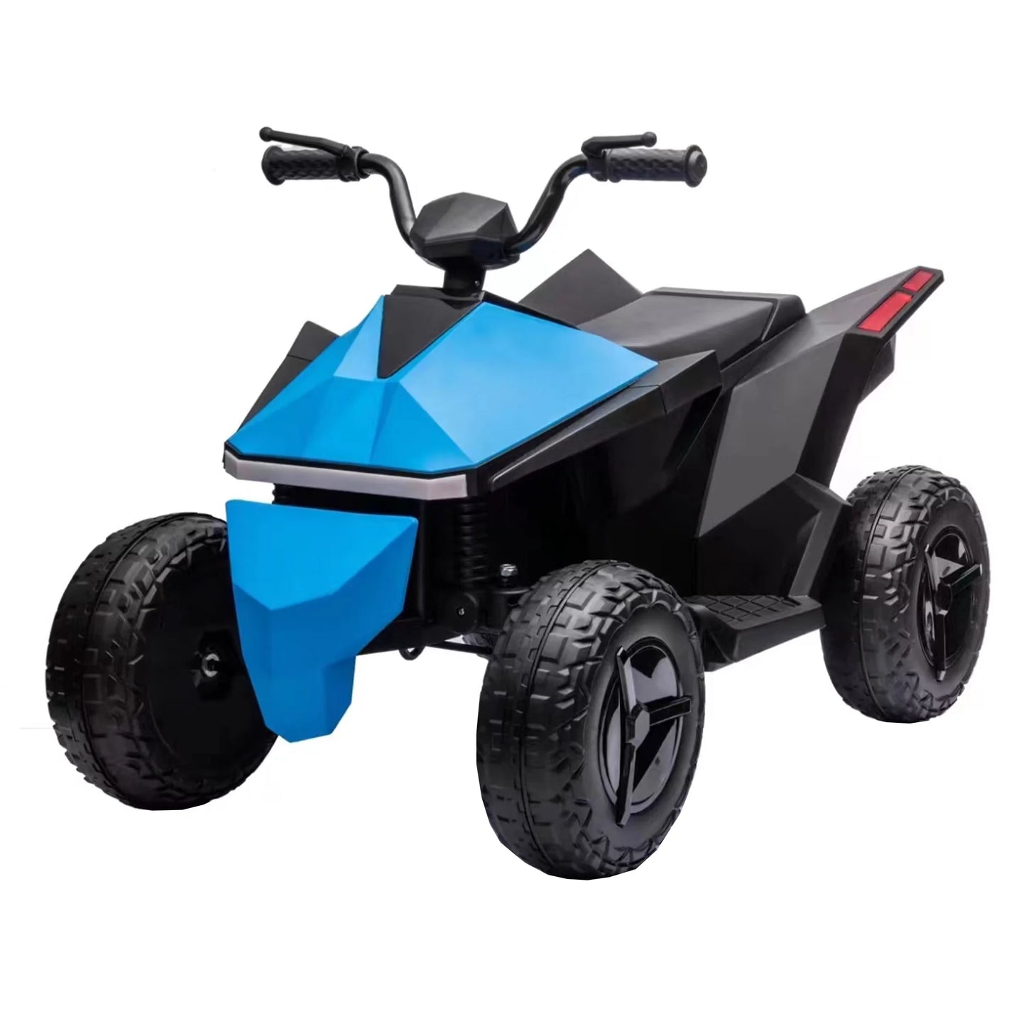 12V Powered Ride on Cars, Electric ATV Vehicles with Music Player, Headlights, Horn, Kids Ride on Toys for Girls Boys Gifts 3-5 Years Olds, Blue