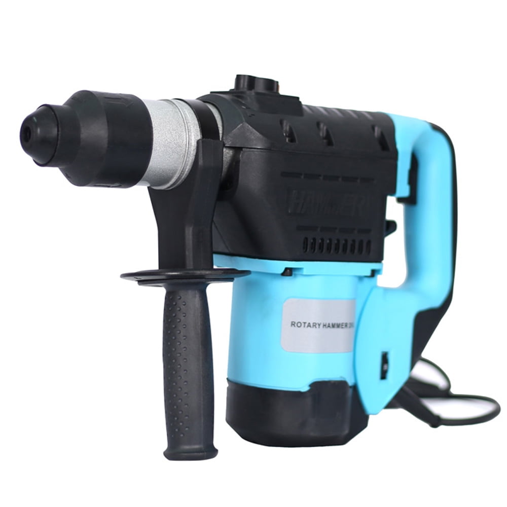 Rotary Hammer Drill Kit, SESSLIFE 1100W Rotary Hammer, 1-1/2" SDS Plus Rotary Hammer Drill with 3 Functions, Adjustable Handle, Black & Blue, X2481