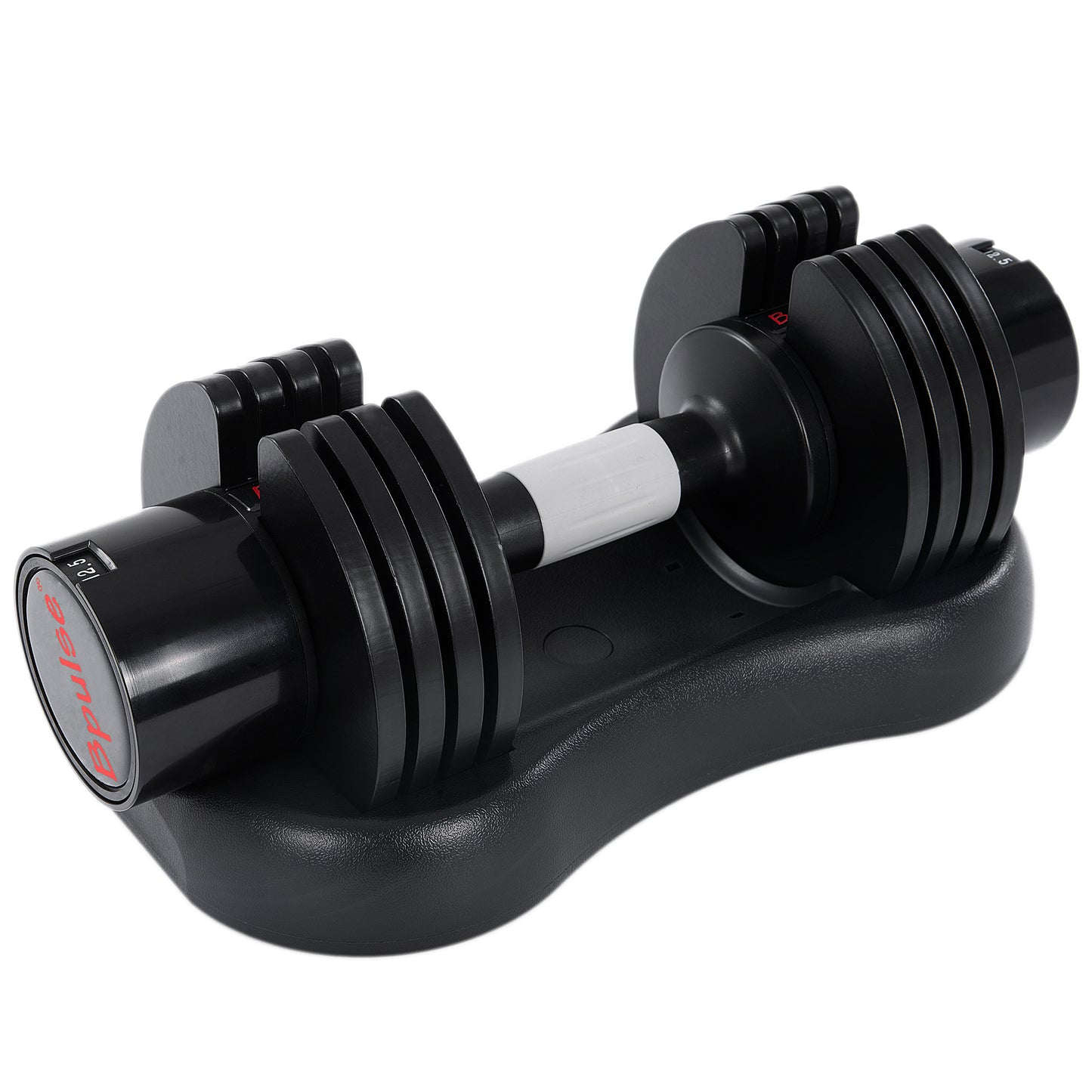 Adjustable Dumbbell, Free Weights Dumbbell Set (Single) With Handle and Weight Plate for Men and Women, Home Gym Work Out Dumbbell Training Equipment, 5-28 lbs