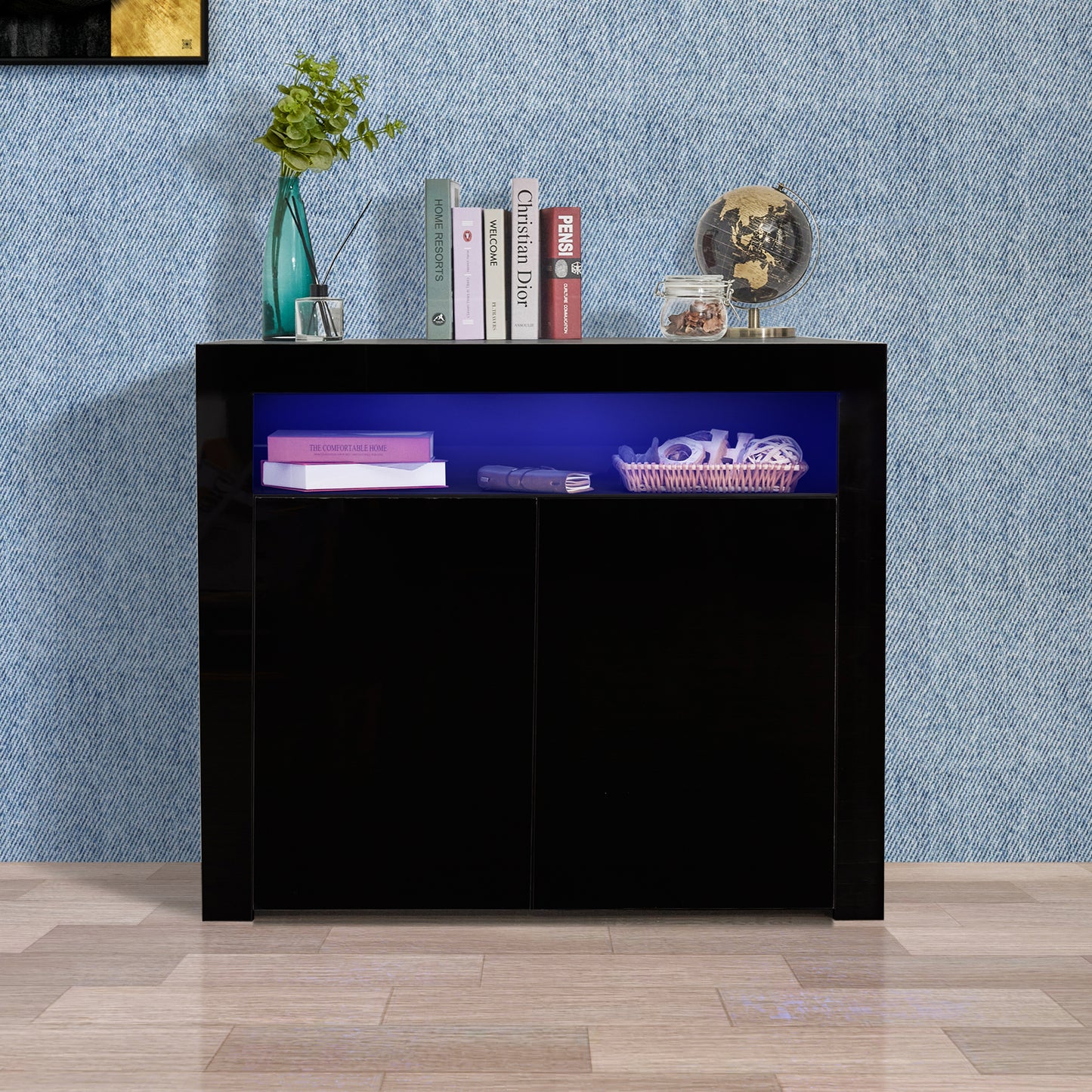Sesslife 10 Drawers Fabric Dresser, Clothes Cabinet Storage Organizers, Fabric Dresser for Kids and Adults, Chest of Drawers with Steel Frame and Wooden Top for Bedroom, Living Room, Hallway