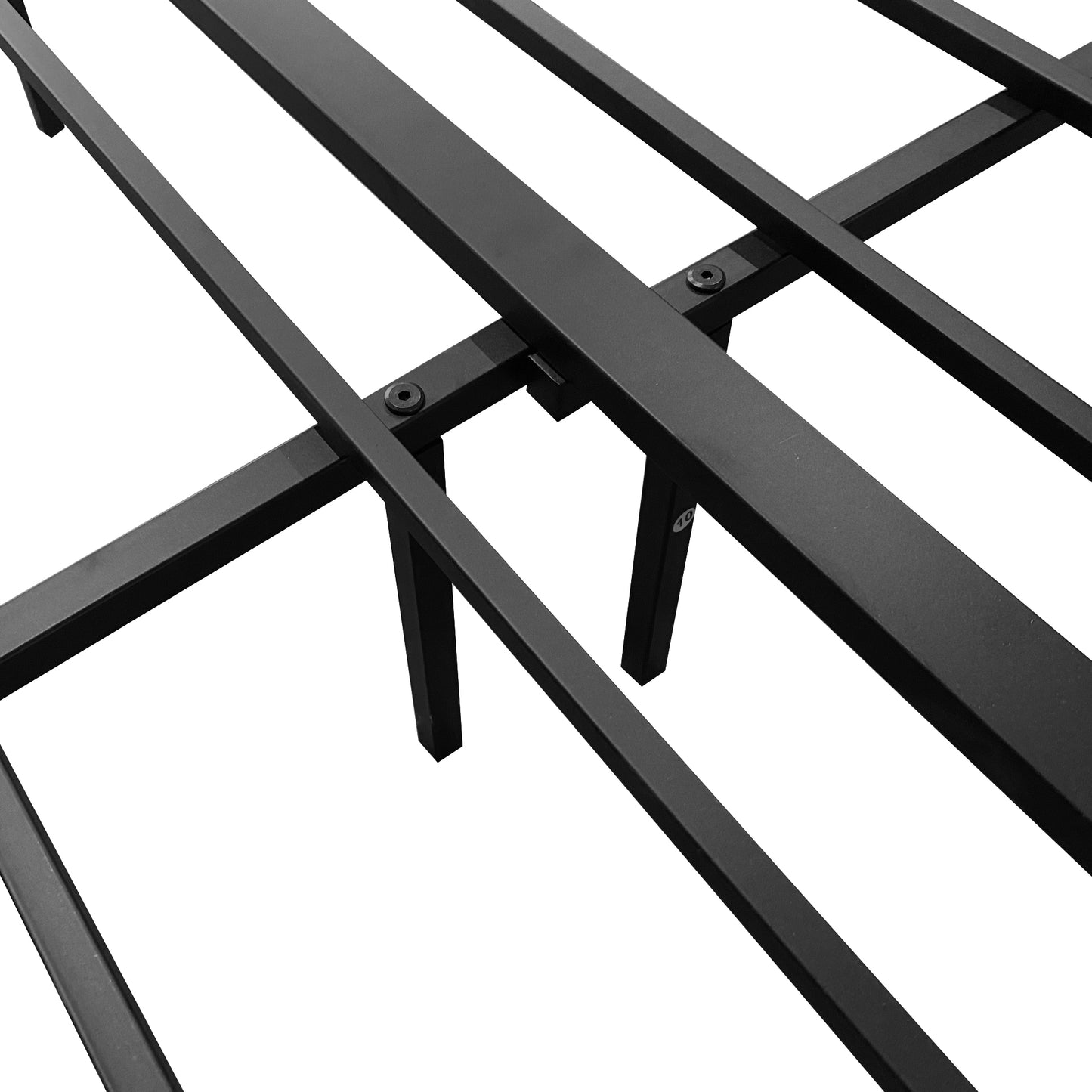 SESSLIFE Black Full Metal Bed Frame, High Metal Platform Bed w/ Wood Headboard, Adults Kids Modern Bed Frame, Mattress Foundation, No Box Spring Needed, Easy Assembly