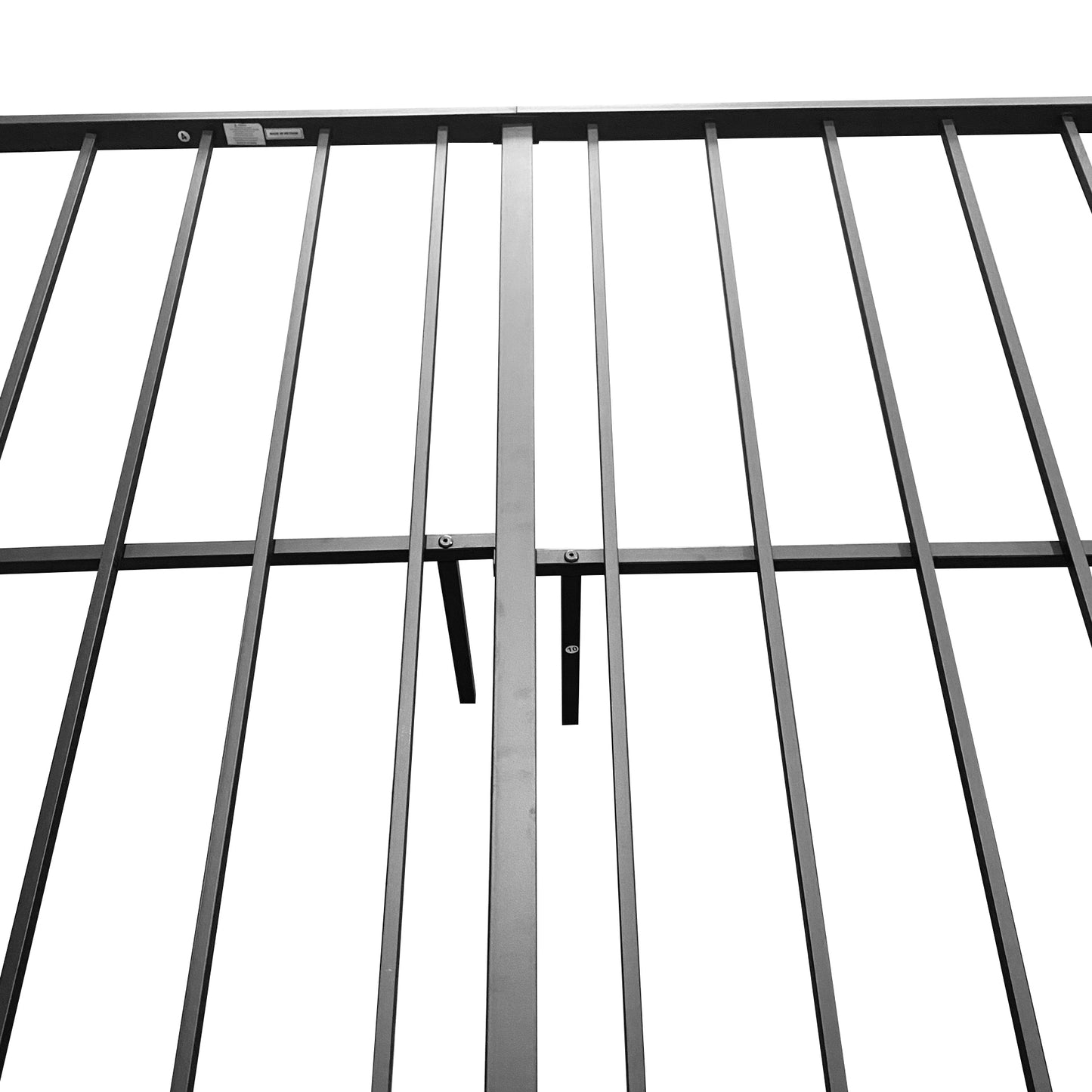 SESSLIFE Black Full Metal Bed Frame, High Metal Platform Bed w/ Wood Headboard, Adults Kids Modern Bed Frame, Mattress Foundation, No Box Spring Needed, Easy Assembly