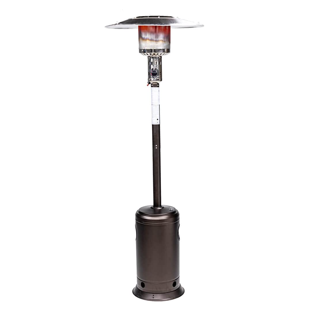 88" High Outdoor Heaters for Patios, 47000 BTU Propane Heater, Brown, DT23