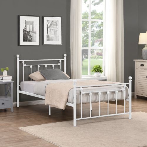 SESSLIFE Black Full Metal Bed Frame, High Metal Platform Bed w/ Wood Headboard, Adults Kids Modern Bed Frame, Mattress Foundation, No Box Spring Needed, Easy Assembly
