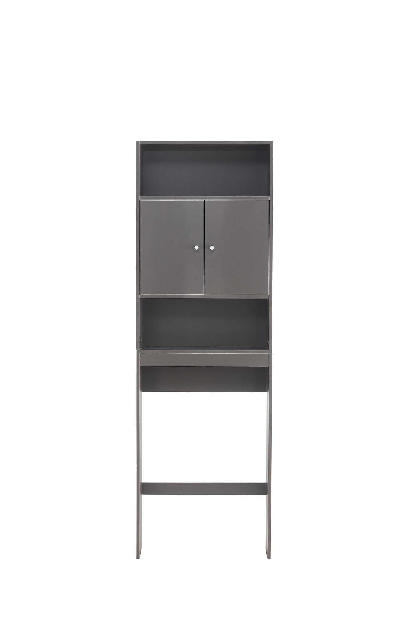 Sesslife Over the Toilet Bathroom Storage Cabinet, Freestanding Wooden Bathroom Organizer w/ Shelves, Space Saver Cabinet Storage
