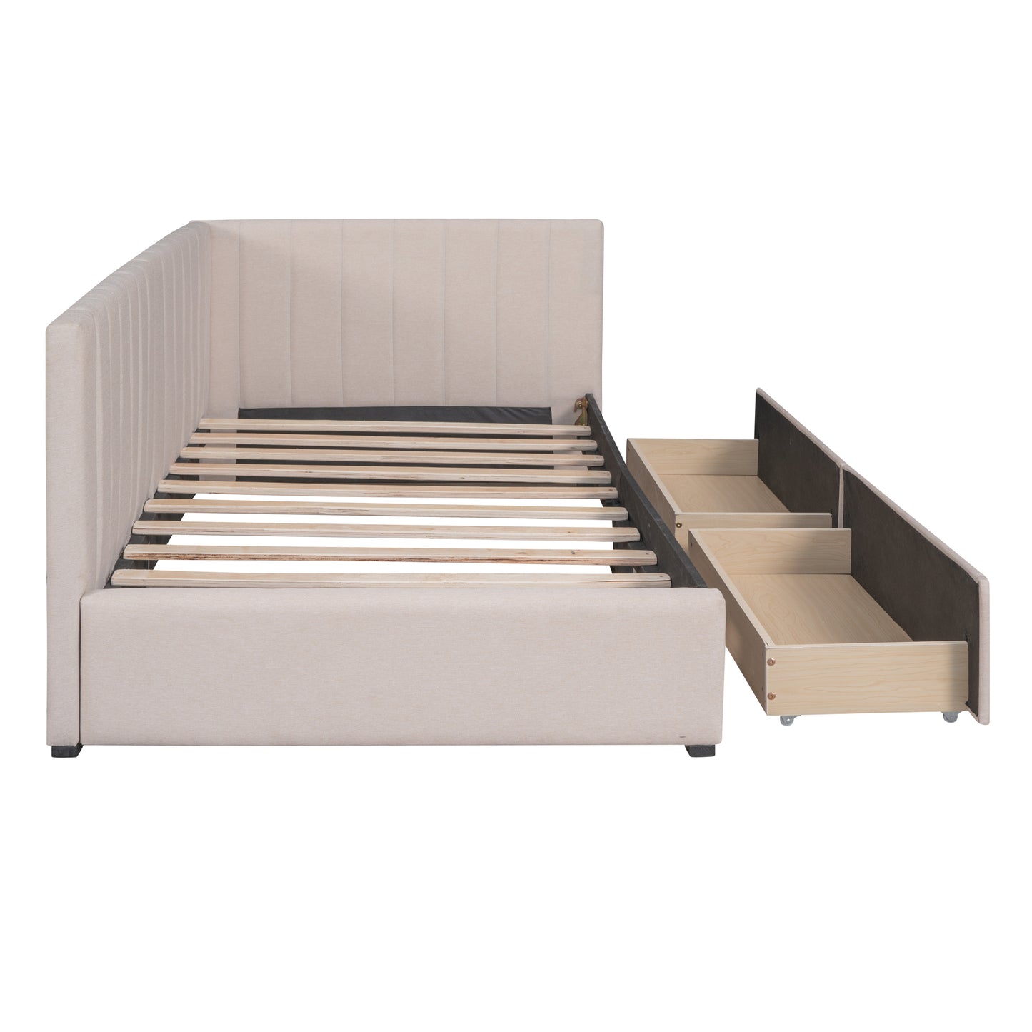 Sesslife Upholstered Daybed with Storage