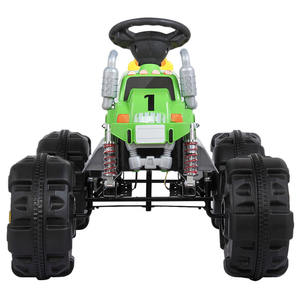 Electric ATV for Kids, SESSLIFE 12V Ride on Toys with MP3 Player, LED Lights and Horn, Battery-powered Ride on Car for Boy 3-5 Yrs.Old, Kids Sport Vehicles for Christmas Gift, Green, X1422