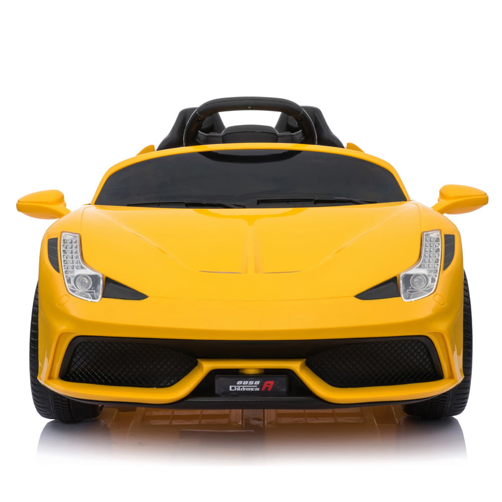 SESSLIFE Yellow 12 V Ride on Cars with Remote Control, X691