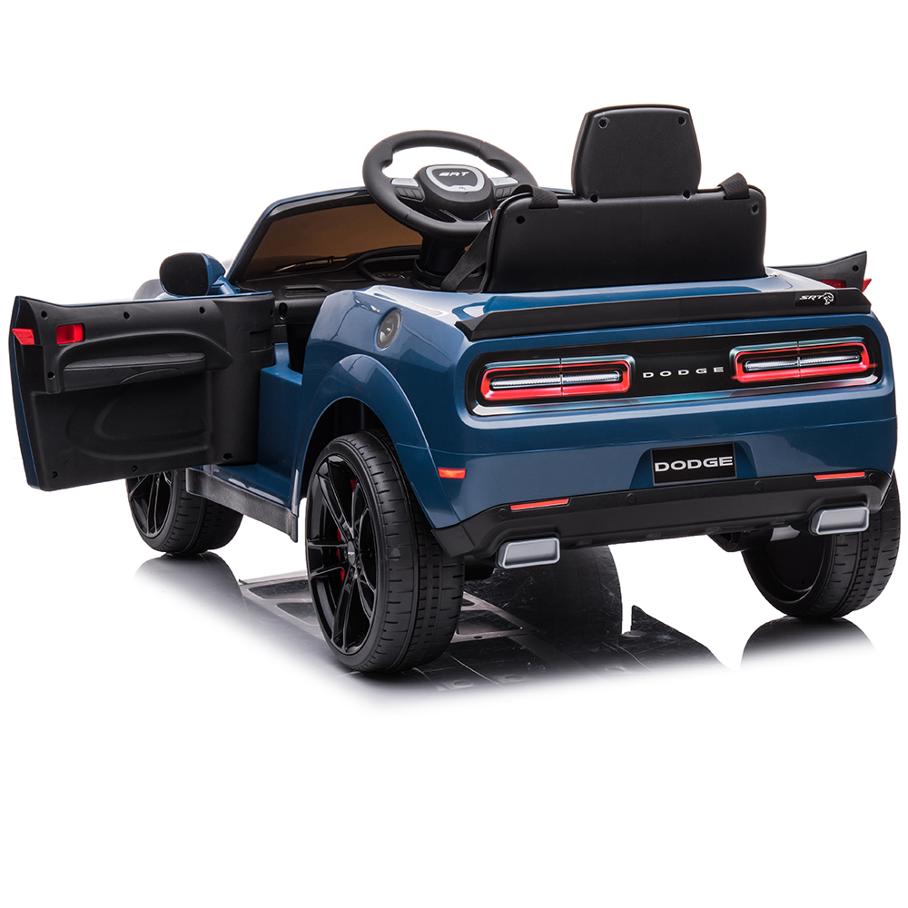SESSLIFE Kids Ride On Car, Battery Powered Vehicle w/LED Lights MP3 Functions, Motorized Toddler Vehicles Car Toy, Adjustable Speeds, MF Player, LED Headlights(Blue)