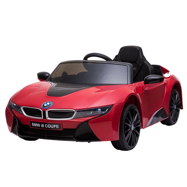 Electric Car for Kids, SESSLIFE BMW 12 Volt Battery for Ride on Toys, Ride on Car with Remote Control, Horn, Music, Safety Belt, Powered Car for Boys Girls, X1173