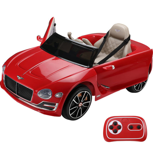 12V Battery-Powered Ride on Cars, SESSLIFE Kids Ride on Toy with Remote Control for Boys Girls, Electric Car for Kids 3-4 Christmas Gift, Car Toywith MP3 Player, Lights, Horn, Red, X1772