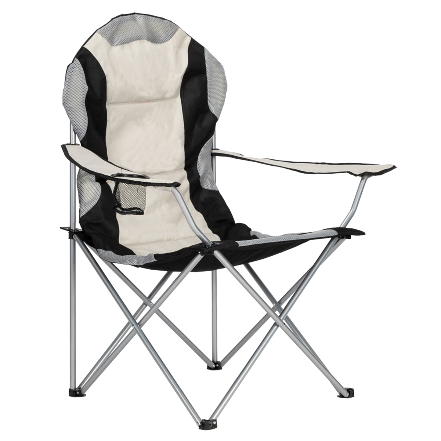 Portable Camping Chair, Outdoor Chairs Folding Chair for Adult, Heavy-Duty Folding Fishing Chair with Cup Holder and Storage Bag, Outdoor Portable Chair for Camping Travel Picnic