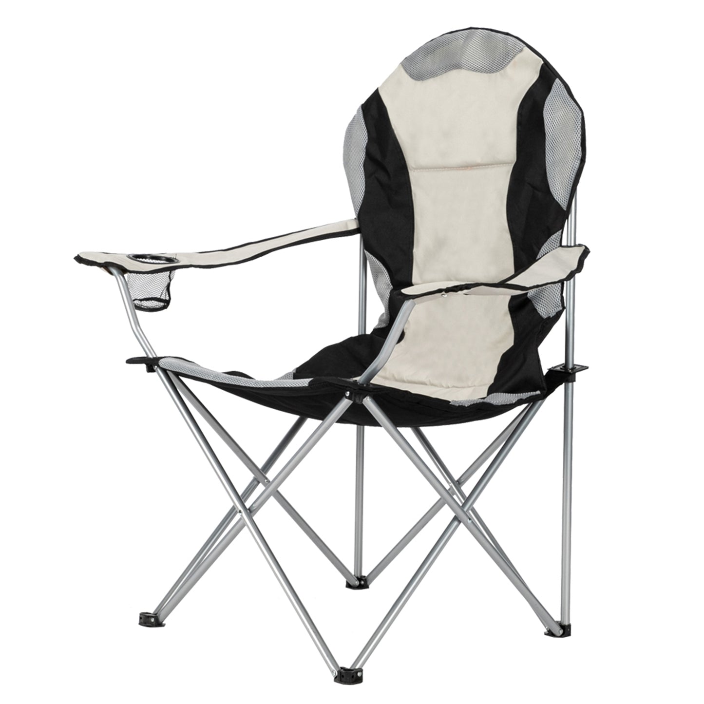 Portable Camping Chair, Outdoor Chairs Folding Chair for Adult, Heavy-Duty Folding Fishing Chair with Cup Holder and Storage Bag, Outdoor Portable Chair for Camping Travel Picnic