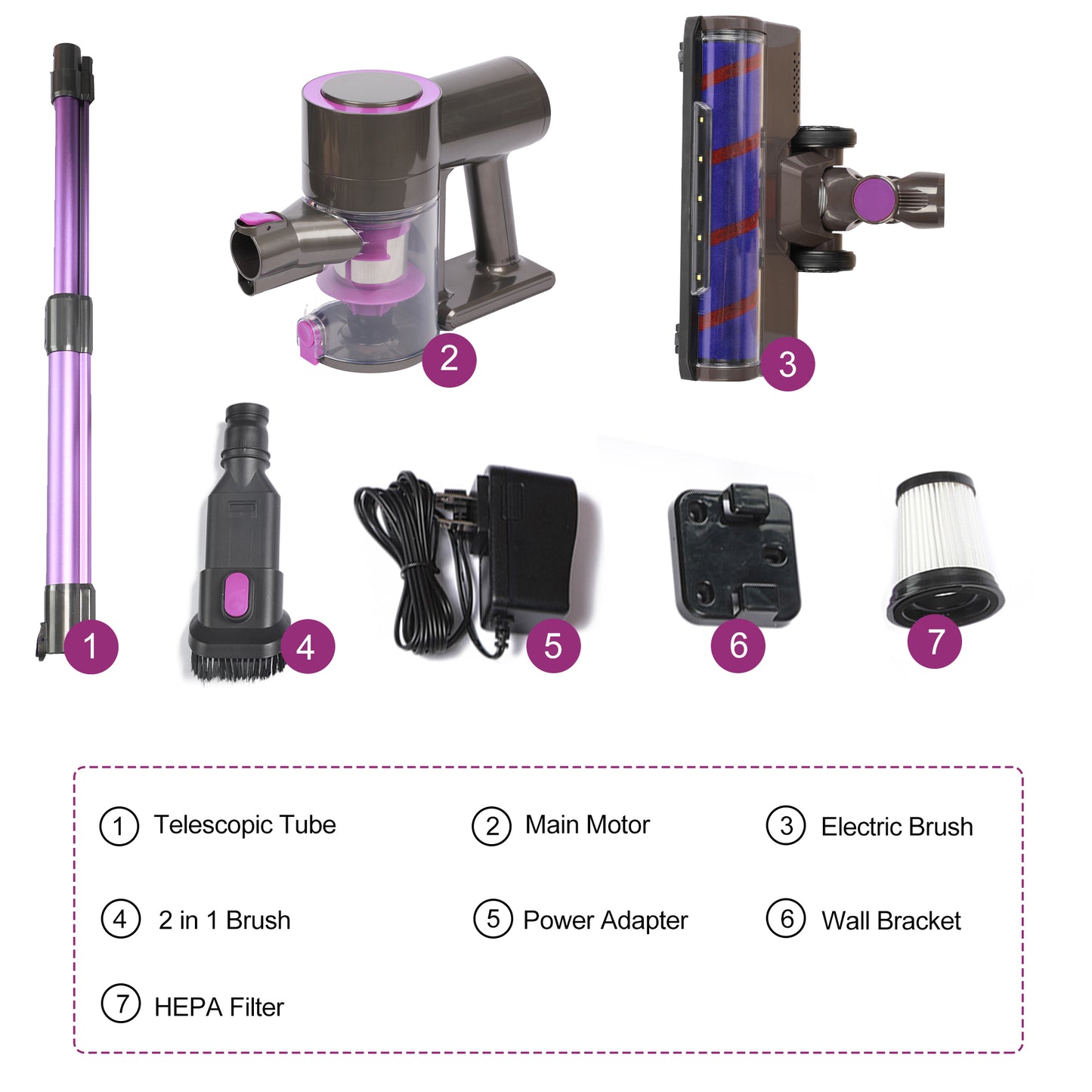 Pet Vacuum Cleaner, Lightweight Stick Vacuum Cleaner, Wireless Stick Vacuum Cleaner, 200w Brushless Motor & Triple Filtration System, Stick Handheld Vacuum for Hardwood Floor Pet Hair