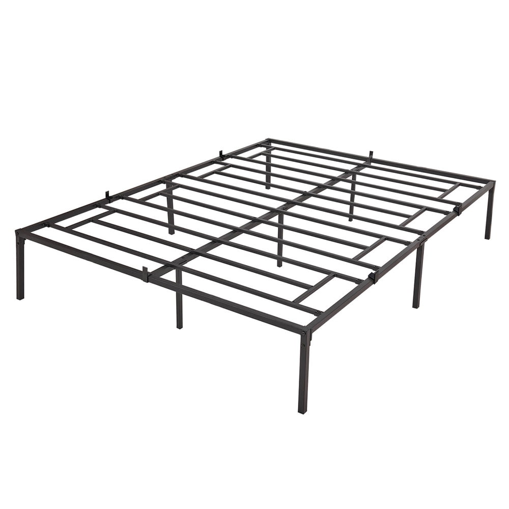 Heavy Duty Metal Platform Bed Frames, Sesslife Full Size Bed with Mattress Foundation & Steel Slat Support, Full Bed Frame No Box Spring Needed, Quick Install, Black, X3099