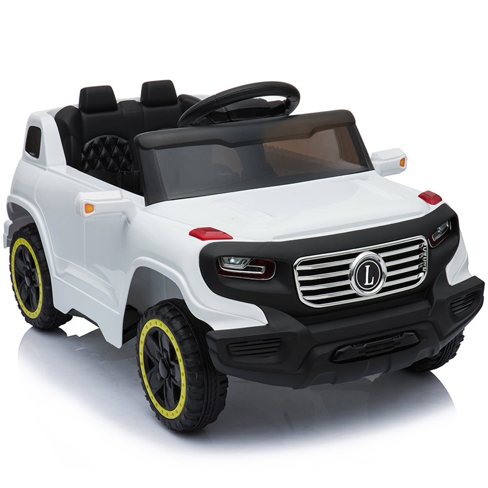 Kids Ride on Toys, SESSLIFE 6V Battery Powered Remote Control Car - Electric Ride on Car w/Music, LED Lights, Horn, Adjustable Safety Belt, Vehicle for Girl 3-5 Years Old, X1383