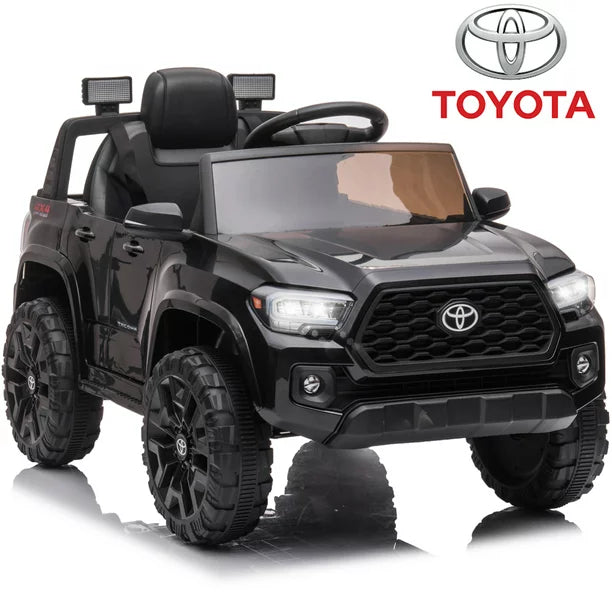 Toyota Battery-Powered Car Toy for Boys, SESSLIFE Kids Ride on Car with Remote Control, 12V Ride on Toy Car w/Music Player, LED Lights, Electric Vehicles for 2-4 Yrs. Old Christmas Gift, Gray, X1729