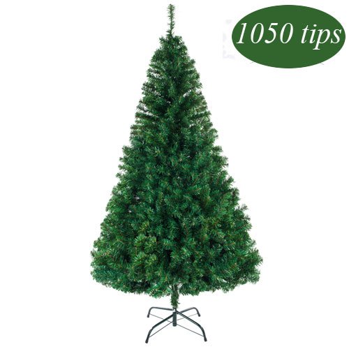 Artificial Christmas Tree 7ft, Green Christmas Tree with Collapsible Stand, DT19