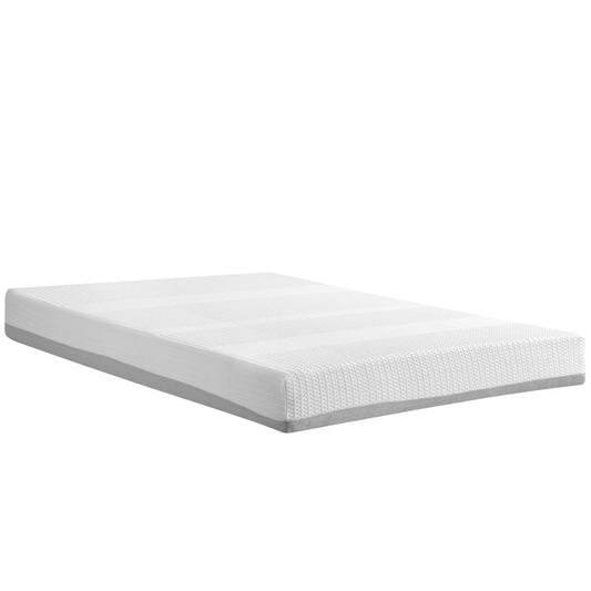 Twin Mattress, Sesslife 6-inch Gel Memory Foam Twin Size Mattress for Cool Sleep & Pressure Relief, Medium Firm Bed Mattress, CertiPUR-US Certified Twin Mattress, White