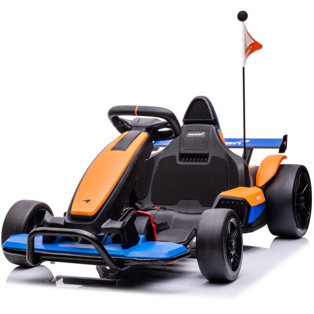 Licensed Mclaren Kids Go Kart, 24V Battery Powered Ride on Car Toy wit –  sesslife